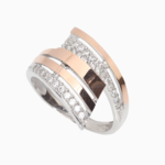 серебряное кольцо с цирконом  57208312